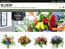 Tablet Screenshot of bloemenzaak.nl